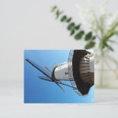 Molen in Nederland in Willemstad. Briefkaart (Staand voorkant)