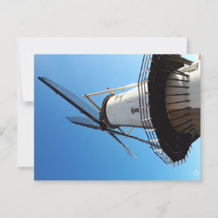 Molen in Nederland in Willemstad. Briefkaart