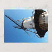 Molen in Nederland in Willemstad. Briefkaart (Voorkant)