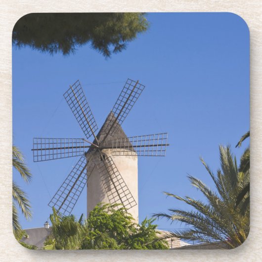 Molen, Palma, Mallorca, Spanje Drankjes Onderzetter (Voorkant)
