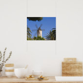 Molen, Palma, Mallorca, Spanje Poster (Keuken)