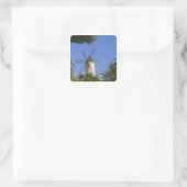 Molen, Palma, Mallorca, Spanje Vierkante Sticker (Tas)