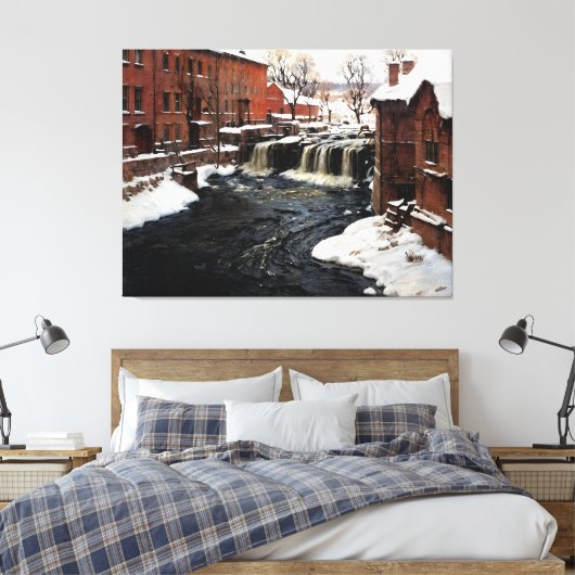 molen scène canvas afdruk (Insitu (Slaapkamer))