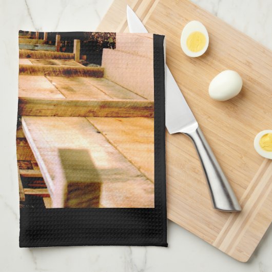 molen scène theedoek (Quarter Fold)