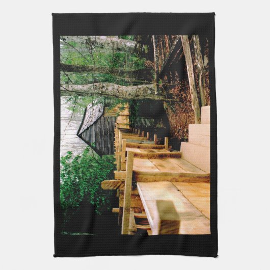 molen scène theedoek (Verticaal)