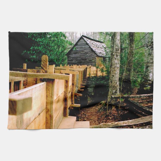 molen scène theedoek (Horizontaal)