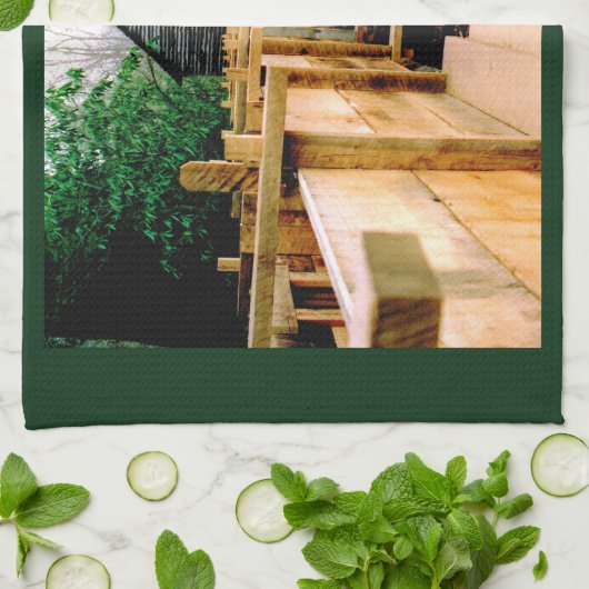 molen scène theedoek (Gevouwen)