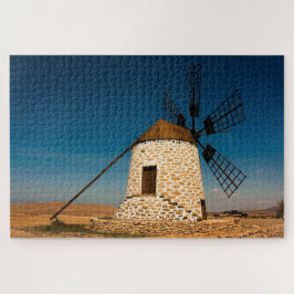 Molen Tefia Fuerteventura Spanje Schilderachtig Legpuzzel