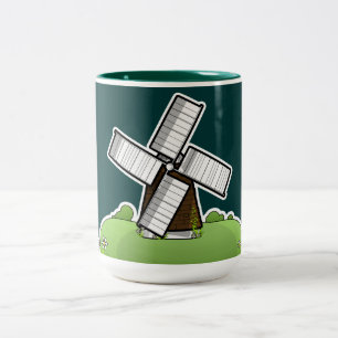 Molen Tweekleurige Koffiemok