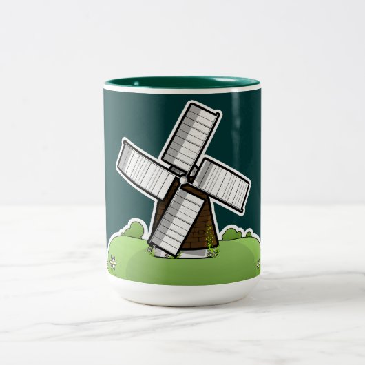 Molen Tweekleurige Koffiemok (Center)