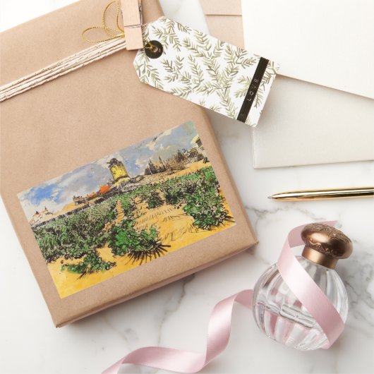 Molen van Alphonse Daudet bij Fontevielle Rechthoekige Sticker (Geschenken)