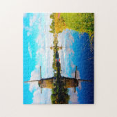 Molen van Amsterdam Holland. Legpuzzel (Verticaal)