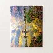 Molen van Amsterdam Holland. Legpuzzel (Verticaal)