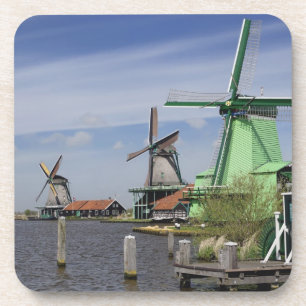 Molen, Zaanse Schans, Holland, Nederland 2 Bier Onderzetter