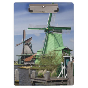 Molen, Zaanse Schans, Holland, Nederland 2 Klembord