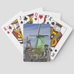 Molen, Zaanse Schans, Holland, Nederland 2 Pokerkaarten