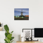 Molen, Zaanse Schans, Holland, Nederland 3 Poster (Thuiskantoor)