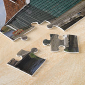 Molen, Zaanse Schans, Holland, Nederland Legpuzzel (Zijkant)