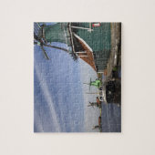 Molen, Zaanse Schans, Holland, Nederland Legpuzzel (Verticaal)