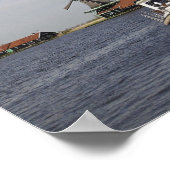 Molen, Zaanse Schans, Holland, Nederland Poster (Hoek)