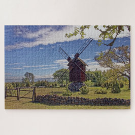 Molenlandschap Estland Eiland Saaremaa Legpuzzel