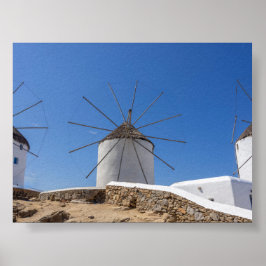 Molens van Mykonos Poster