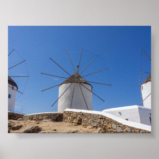 Molens van Mykonos Poster (Voorkant)