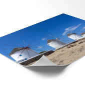 Molens van Mykonos Poster (Hoek)