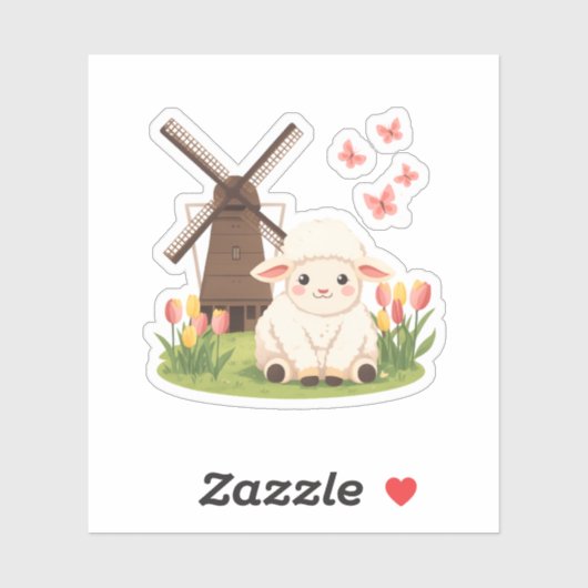 Molenweide Schapen Sticker (Vel)