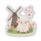 Molenweide Schapen Sticker (Voorkant)