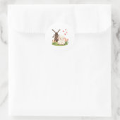 Molenweideschapen Ronde Sticker (Tas)