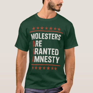 MOLESTERS KRIJGEN AMNESTIE. T-SHIRT
