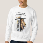 Moletom  "Aquele que me guarda não dorme" Trui (Voorkant)