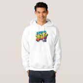Moletom branco ENNOID GRÁFITT logo colorido  Hoodie (Voorkant volledig)