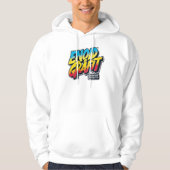 Moletom branco ENNOID GRÁFITT logo colorido  Hoodie (Voorkant)