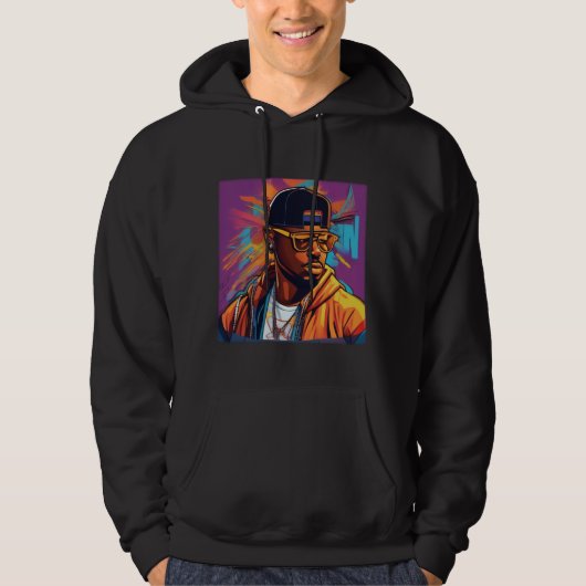 Moletom com Capuz - Street graffiti art Hip Hop Hoodie (Voorkant)