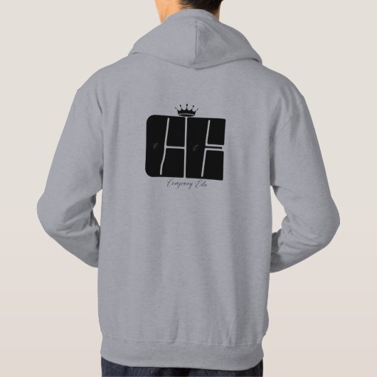 Moletom Company Edu minimalistico Hoodie (Achterkant)