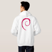 Moletom Debian Hoodie (Achterkant volledig)