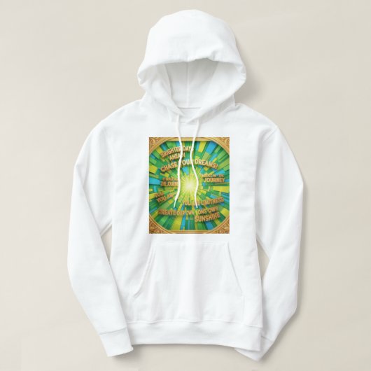 Moletom frases motivação hoodie (Design voorkant)
