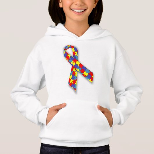 Moletom Infantil Feminino com Capuz Laço (Voorkant)