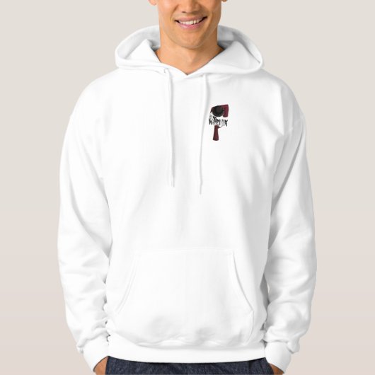Moletom "Like a Balloon" Branco Hoodie (Voorkant)