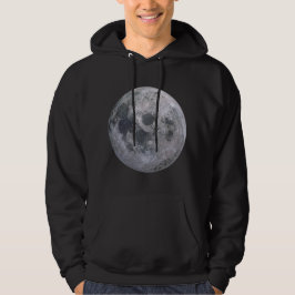 Moletom Lua Cheia Preto Hoodie