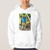 Moletom Masculino Básico com Capuz Arara Azul Hoodie (Voorkant)