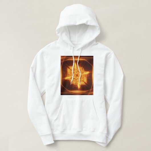 Moletom símbolo laranja de fogo hoodie (Design voorkant)