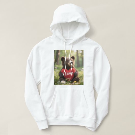 Moletom ursinho fofo hoodie (Design voorkant)