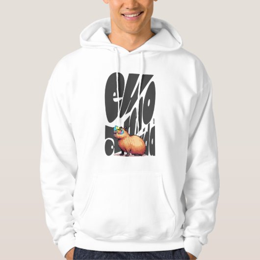 Moleton Capivara Eu Amo A Vida Hoodie (Voorkant)