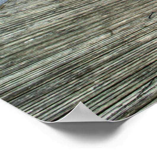 Moliceiro-boot in Aveiro, Portugal Poster (Hoek)