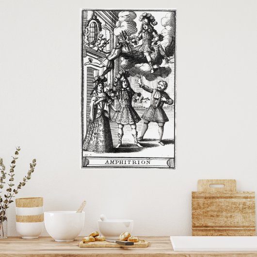 Moliere "Amphitryon" Poster (Keuken)