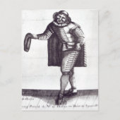 Moliere as Sganarelle in 'L'Ecole des Maris' Briefkaart (Voorkant)