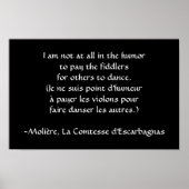 Molière - Betaal de Fiddler Poster (Voorkant)